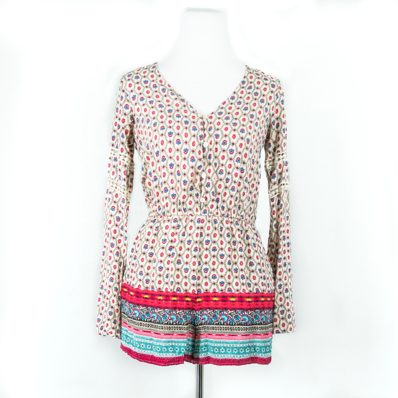 American Rag Pants - American Rag Flower Romper